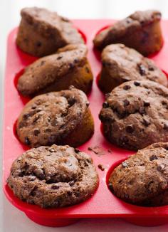 
                    
                        Clean Eating Chocolate Muffins -- Delicious muffins made with whole wheat flour, naturally sweetened and not a drop of oil. Kids went nuts for these! Perfect for lunch boxes.
                    
                