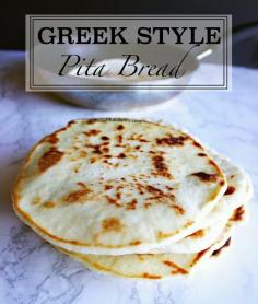 
                    
                        Greek Style Pita Bread - The Beautiful Balance
                    
                