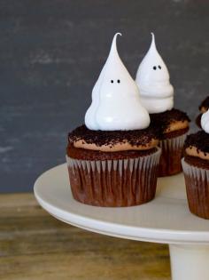 
                    
                        Ghost Meringue Cupcakes
                    
                