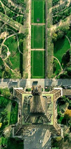 
                    
                        a bird's eye view of the Eiffel Tower, Paris, France v
                    
                