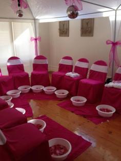 Pedicure Party: Little Girls Spa Party Ideas | ... Spa Themed Girls Party - Photos - Ideas and Tips About Our Girls Spa