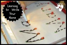 Learning to Write Your Name - or laminated sheet