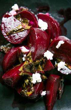 Roasted Beet Salad with Goat Cheese We love beets and it’s not because they’re the only non-potato vegetable in our January CSA. We love them because they’re earthy and sweet and super fucking tasty....