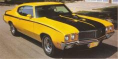 
                    
                        The 1970 Buick GSX was among the quickest cars to come out of Detroit. This upgrade of the GS455 provided features like exclusive aero aids and graphics and, most important, a 455-cid V-8 engine that could crank out 510 lb-ft of torque.
                    
                