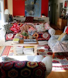 bohemian livingroom