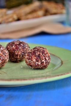 
                    
                        A Healthy 10-Minutes-to-Make Treat: Chocolate Coconut Bites #glutenfree
                    
                