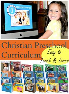 
                    
                        Christian Preschool Curriculum: Full range of subjects including anatomy, character development, bible and more. My preschooler loves it!
                    
                