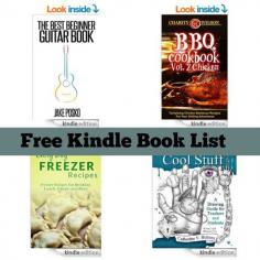 
                    
                        Free Kindle Book List: The Best Beginner Guitar Book, Everyday Freezer Recipes, How To Draw Cool Stuff, and More
                    
                