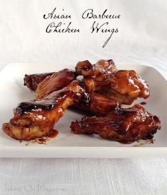
                    
                        Asian Barbecue Chicken Wings | www.takingonmagaz... | Sticky, sweet, spicy and delicious, these slow cooked Asian Barbecue Chicken Wings are the highlight of any gathering. Make sure you have lots of napkins!
                    
                