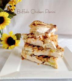 
                    
                        Buffalo Chicken Panini | www.takingonmagaz... | All you love about buffalo wings in a tasty, spicy Buffalo Chicken Panini sandwich. Blue cheese sauce is the exclamation point of deliciousness.
                    
                