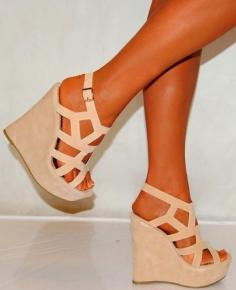 
                    
                        Beautiful cream color wedges fashion
                    
                