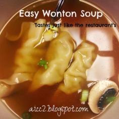 
                    
                        ...and I can cook, too.: Wonton Soup
                    
                