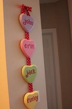 Valentine's day wall hanging