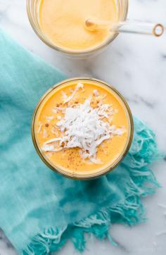 
                    
                        Carrot Cake Smoothie + Blendtec GIVEAWAY! This smoothie has all of the flavors of a slice of carrot cake, but without the fat and sugar overload. | Taste Love & Nourish on www.tasteloveandn...
                    
                