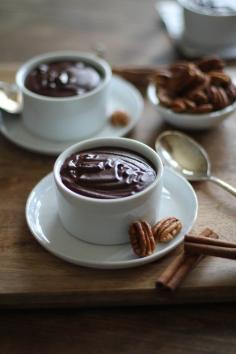 
                    
                        Dark Chocolate Beet Pots de Creme - made dairy-free with coconut milk instead of cream #chocolate #valentinesday #recipe
                    
                