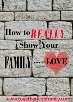 
                    
                        The secret to really loving your family!! Perfect for Valentines Day and every day after!!
                    
                