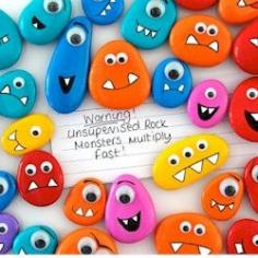 
                    
                        Great for a rainy day! So cute. Pebbles Acrylic paints Medium sized and small paint brushes Fine tipped black permanent marker pen(sharpie) Strong (or Super) Glue Small Magnets (optional for magnets) Googly eyes.
                    
                