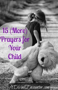 
                    
                        Fifteen powerful prayers for your child's faith and spiritual maturity taken straight from God's own Word. (Psalm 119:97) adivineencounter.... #prayersforchildren
                    
                