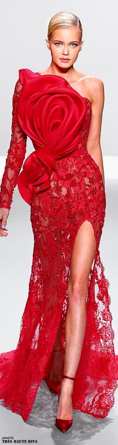 Ralph  Russo SS 2014 red gown.. have you seen something prettier?