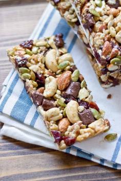 
                    
                        Tart Cherry, Dark Chocolate & Cashew Granola Bars.
                    
                