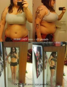 
                    
                        you go girl! - 9 months of hard work & 40+ lbs later..
                    
                
