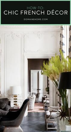 
                    
                        Style cues and ideas for nailing a chic, romantic French aesthetic in your home.
                    
                