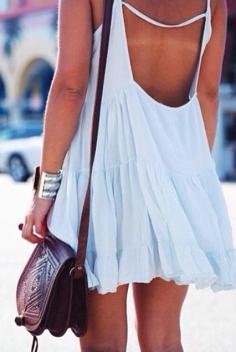 
                    
                        open back dress for summer
                    
                