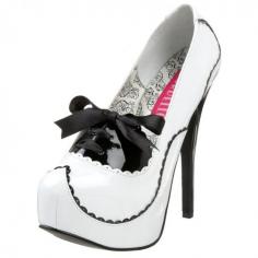 
                    
                        white high heels
                    
                