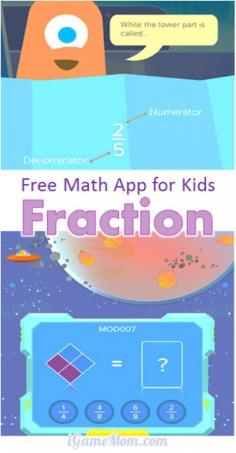 
                    
                        A free math app for kids teaching fraction. The interactive visual lessons and the game like practice make it easier to understand the meaning of fraction and fun to practice. A great learning tool for kids who just start learning fraction.
                    
                