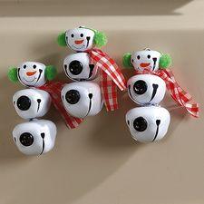 
                    
                        Jingle Bell Snowmen Magnets...seems like something that can easily be made instead of buying!
                    
                