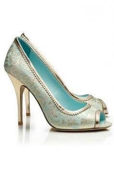 Something Blue - Chantalle Open Toe Pump | Womens Heels | ToryBurch.com