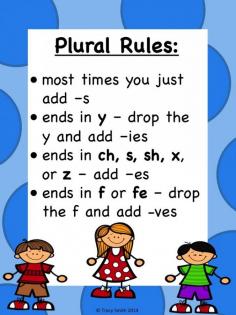 
                    
                        Anchor Chart for Plurals
                    
                