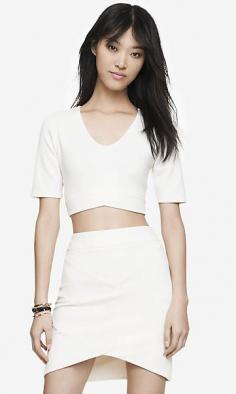 
                    
                        CROPPED CUT-OUT TOP - IVORY
                    
                