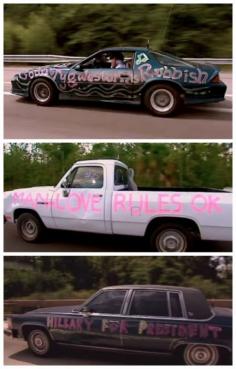 
                    
                        OMG! TopGear vs USA. Watch the boys get chased out of Alabama by crazed locals. Guess they didn't like their car slogans... #lol
                    
                