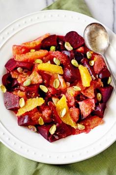 Beet Citrus Salad with Pistachios #recipe #healthfood