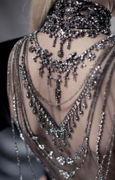 Beautiful bejeweled back. [RalphLauren]