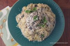 
                    
                        A delicious low carb "pasta" dish - Spaghetti Squash with Mushroom Ricotta Herb Sauce for just 5 PointsPlus and 200 calories - #lowcarb #vegetarian #glutenfree #weightwatchers
                    
                