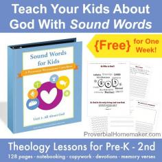 
                    
                        Sound Words for Kids: Theology Catechism Lessons FREE for 1 week only.
                    
                