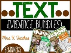 
                    
                        These "No Prep text evidence passages for Kinder and First Graders are great for students just learning to look back for explicit text evidence and inferential text evidence. Students will practice both skills in each of the sets. Perfect for early readers.
                    
                