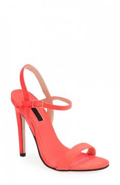 
                    
                        Hot coral ankle strap sandals to brighten up any outfit | Topshop
                    
                