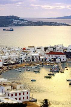 Mykonos Harbour, Greece.... One day ... Greece is on bucket list