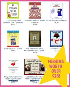 
                    
                        8 Homeschool Freebies Worth Over $26!
                    
                