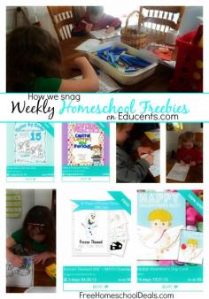 
                    
                        How We Snag Weekly Homeschool Freebies From #sponsor Educents Educational Products - including video! #homeschoolfreebies
                    
                