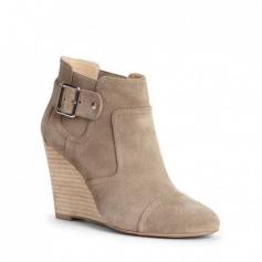 
                    
                        Women's Fennel Suede 3 1/2 Inch Wedge Bootie | Heather by Sole Society
                    
                