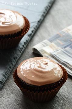 
                    
                        Chocolate Cupcakes for two make the perfect Valentine's Day treat! #dessert #vegan
                    
                