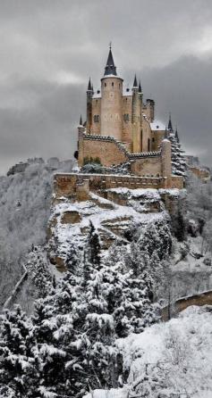
                    
                        Alcazar Castle in the winter, Segovia, Spain | Purely Inspiration
                    
                