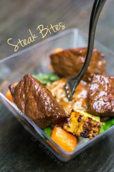 
                    
                        Steak Bites featuring Zaycon Foods  Patio Steaks!
                    
                