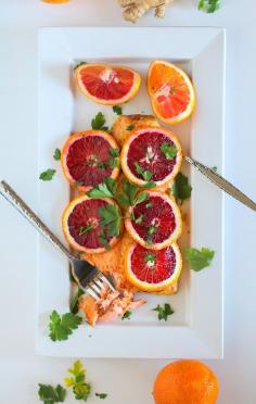 
                    
                        Ginger Orange Glazed Salmon - a quick, easy, and healthy entree. #paleo #salmon #recipe
                    
                