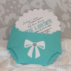 
                    
                        Tiffany & Co. Inspired Diaper Invitations  Set of by LovinglyMine, $25.00
                    
                