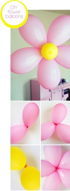 DIY #flower #balloons #party #decor #centerpiece #decoration